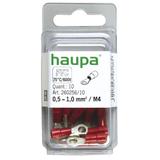 Końcówka oczkowa izol.DIN 0,5-1,0 M 4* 260256/10 HAUPA