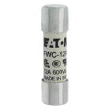 12AMP 600V AC UL FERRULE 10x38MM FUSE Wkładka szybka 12A AC 600V 10x38 mm aR UL FWC-12A10F EATON
