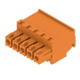BCZ 3.81/05/270 SN OR BX Wtyk PCB (złącze wiązki), 3.81 mm, Liczba biegunów: 5, Przyłącze z jarzmem /50szt./ 1940220000 WEIDMÜLLER