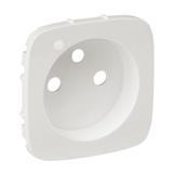 VALENA ALLURE - PLAKIETKA PERŁOWA GNIAZDA 2P+Z Z PODŚWIETLENIEM, Legrand