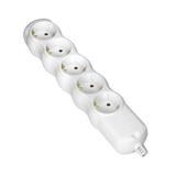 Rozgałęźnik wielogniazdowy 5x2P+Z Schuko biały OR-AE-13266(GS)/W ORNO