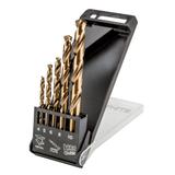 Wiertła do metalu HSS-Co, 4.0 - 10 mm, zestaw 5 szt.