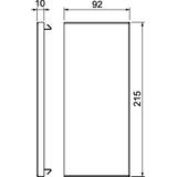 GS-E90210RW, Końcówka KORYTA  GS-E90210CZB.