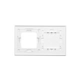 Simon 54 Touch Panel dotykowy S54 Touch 2 moduły 2 pola dotykowe pionowe + 1 otwór na osprzęt S54 biała perła DSTR230/70 KONTAKT