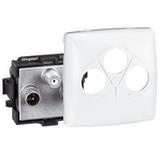 OTEO GNIAZDO TV-RD-SAT TYPU GWIAZDA BIAŁE, Legrand