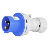 16A 230V 2P+PE Wtyczka IP44 EV 1632 004482016 ETI