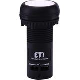 ECF-10-W - Przycisk kompaktowy z guzikiem krytym, 1NO, Biały