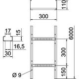 DRABINKA LG 110X300 FT
