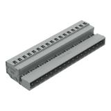 MCS-MIDI Classic wtyk 17-bieg. szary raster 5 mm