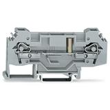 Złączka szynowa przelotowa 6mm2 szara 282‑133 /25szt./ WAGO