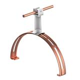 AN-14P/CU/S-N Uchwyt gąsior.rozsuw.Z-zatrz. H=7cm /CU/ szary