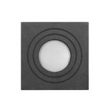 MEGY DLS GU10 downlight max 50W, IP54, kwadrat, czarny, aluminium AD-OD-6143BGU10 ORNO