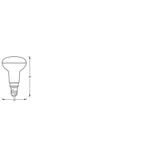Żarówka LED E14 R50 3,3W = 40W 210lm CCT 45° SMART+ WIFI Ściemnialna 4058075609518 LEDVANCE