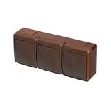 Wyłącznik BETA, potrójny, jednobiegunowy, IP44, brązowy*