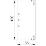 KANAŁ ŚCIENNY I SUFITOWY 60X130X2000