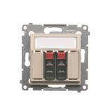 Simon 54 Gniazdo głośnikowe podw