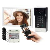 Zestaw wideodomofonowy, bezsłuchawkowy, monitor 10 LCD, menu OSD, WI-FI + APP na telefon, z gniazde OR-VID-MO-1076/W/S ORNO