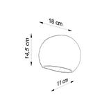 Sollux Kinkiet ceramiczny GLOBE SL.0032