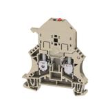 WSI 6/LD 60-150V DC/AC Złączka szynowa z bezpiecznikiem /10szt./ WEIDMULLER