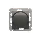 Simon 54 Regulator 1–10 V . Do załączania i regulacji źródeł światła z zasilaczami sterowanymi napięciem 1–10 V antracyt DS9V.01/48 KONTAKT