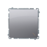 Simon Basic Łącznik schodowy 10A 250V szybkozłączka stal inox BMW6.01/21 KONTAKT