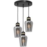 Milagro lampa wisząca Richmond 3xE27 czarno/złota MLP6541