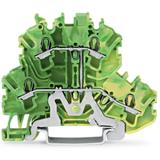 TOPJOBS złączka 2-piętrowa 2,5 mm2 żółto-zielona