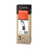 PIRYT LED 10W oprawa ogrodowa z czujnikiem ruchu 140st 800lm IP54 4000K szara AD-OP-6109GLPMR4 ORNO