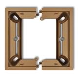 DECO Puszka natynkowa pojedyncza, składana DECO złoty metalik