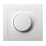 KIER Ściemniacz uniwersalny do obciążenia żarowego, halogenowego oraz LED - kolor biały