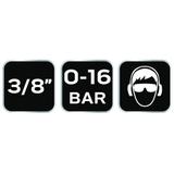 Końcówka do szybkozłączki M 3/8"