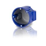 E5100 Puszka do IT, wiatroszczelna z membraną śr. 68  gł. 60mm - kolor niebieski