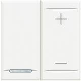 AXOLUTE - ŚCIEMNACZ PRZYCISKOWY 3-400W 2 MODUŁY BIAŁY, Bticino