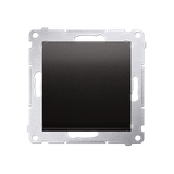 Simon 54 Przycisk pojedynczy zwierny z podświetleniem LED bez piktogramu 16A z. śrub. antracyt