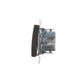 Simon 54 Łącznik dwubiegunowy 10A szybkozłączka czarny