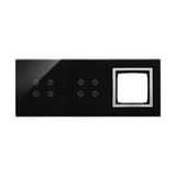 Simon 54 Touch Panel dotykowy S54 Touch 3 moduły 4 pola dotykowe + 4 pola dotykowe + 1 otwór na osprzęt S54 księżycowa lawa DSTR3440/74 KONTAKT