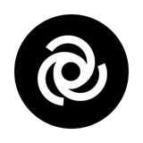 M22-XDH-S-X10 Soczewka do przycisku wystającego 22mm płaska czarna z opisem /Przebiegu automatyczneg