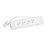 Przedłużacz Narożny 4-Gniazdowy Z/U Z Przewodem 1.0 Metra 3x1.5Mm2 Biały Helmo 049404 LEGRAND