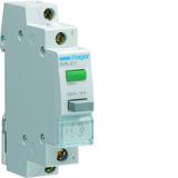 Przycisk sterowniczy 1NO LED zielona Ith=16A 230VAC SVN411 HAGER