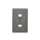 Simon 54 Gniazdo podwójne Schuko n/t z przesłonami wersja skandynawska 16A z. śrub. antracyt