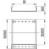 SKSMU 610 VA4301, Koryto kablowe SKSMU