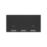 Simon 100 Klawisz przycisk roletowy czarny mat