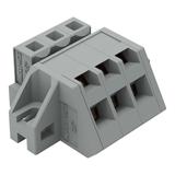 MCS-MIDI Classic gniazdo kątowe 3-bieg. szare raster 5 mm /50szt./ WAGO