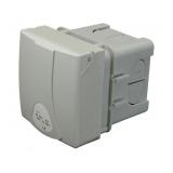 EZB 1653 - 16A, 400V, Gniazdo tablicowe proste z puszką podtynkową IP44