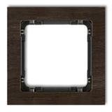 "DECO Ramka pojedyncza - efekt drewna (ramka wenge