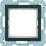 BERKER B.X Zestaw adaptacyjny do modułów systo 45x45mm antracyt 14401606 HAGER