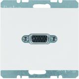 BERKER K.1 Gniazdo VGA biały 3315407009 HAGER