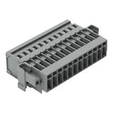 X-COM wtyk 12-biegunowy szary raster 5 mm /15szt./ WAGO