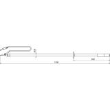 Drążek rozładowujący z elektrodą zawieszaną