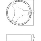 Ramka do oprawy LED DOWNLIGHT IP44 FRAME DN 190 WT 4058075709942 LEDVANCE